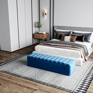 Stripe Line Caesar Ottoman Box