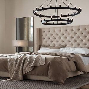 Lera Grandeur Wingback Bed Frame